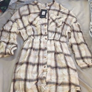 Fashion Nova plaid mini dress